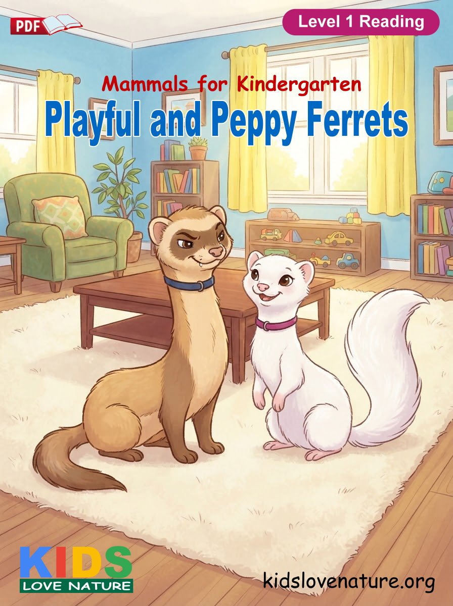 Playful and Peppy Ferrets