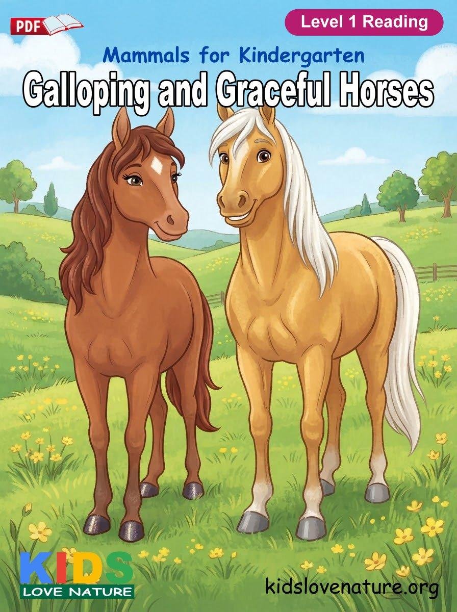 Galloping and Graceful Horses