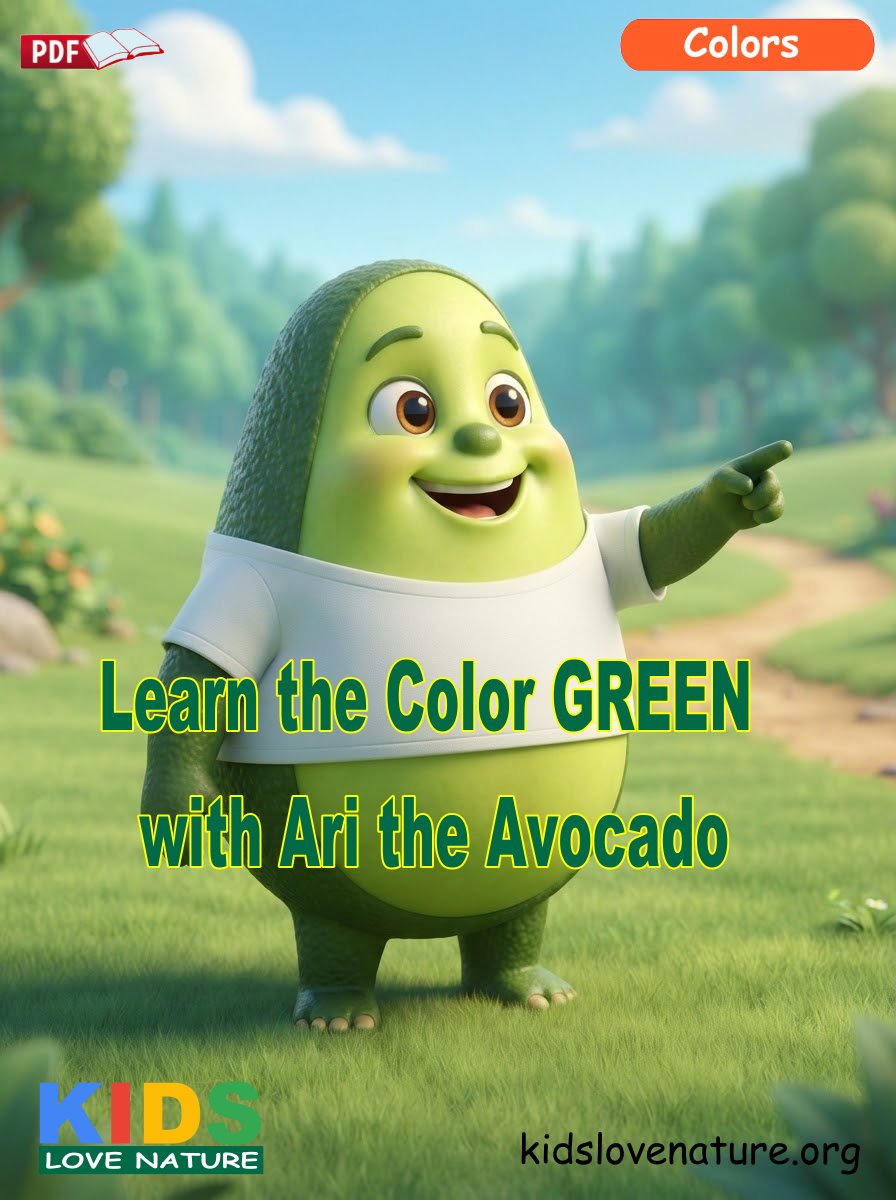 Learn the Color GREEN with Ari the Avocado