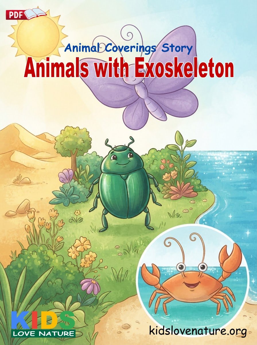 Animal Coverings Story: Animals with Exoskeleton