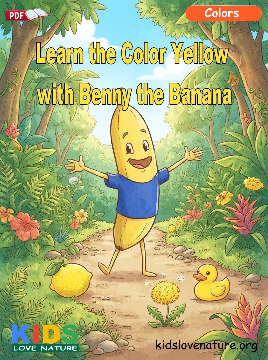 Learn the Color Yellow with Benny the Banana
