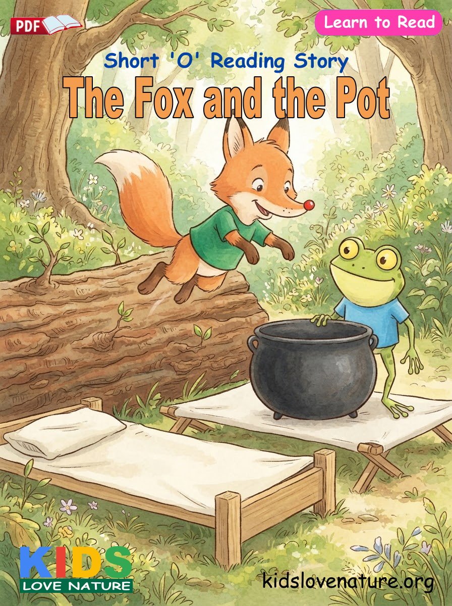 Short 'O' Reading Story: The Fox and the Pot