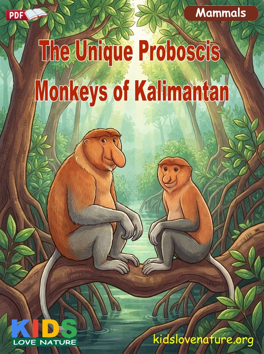 The Unique Proboscis Monkeys of Kalimantan