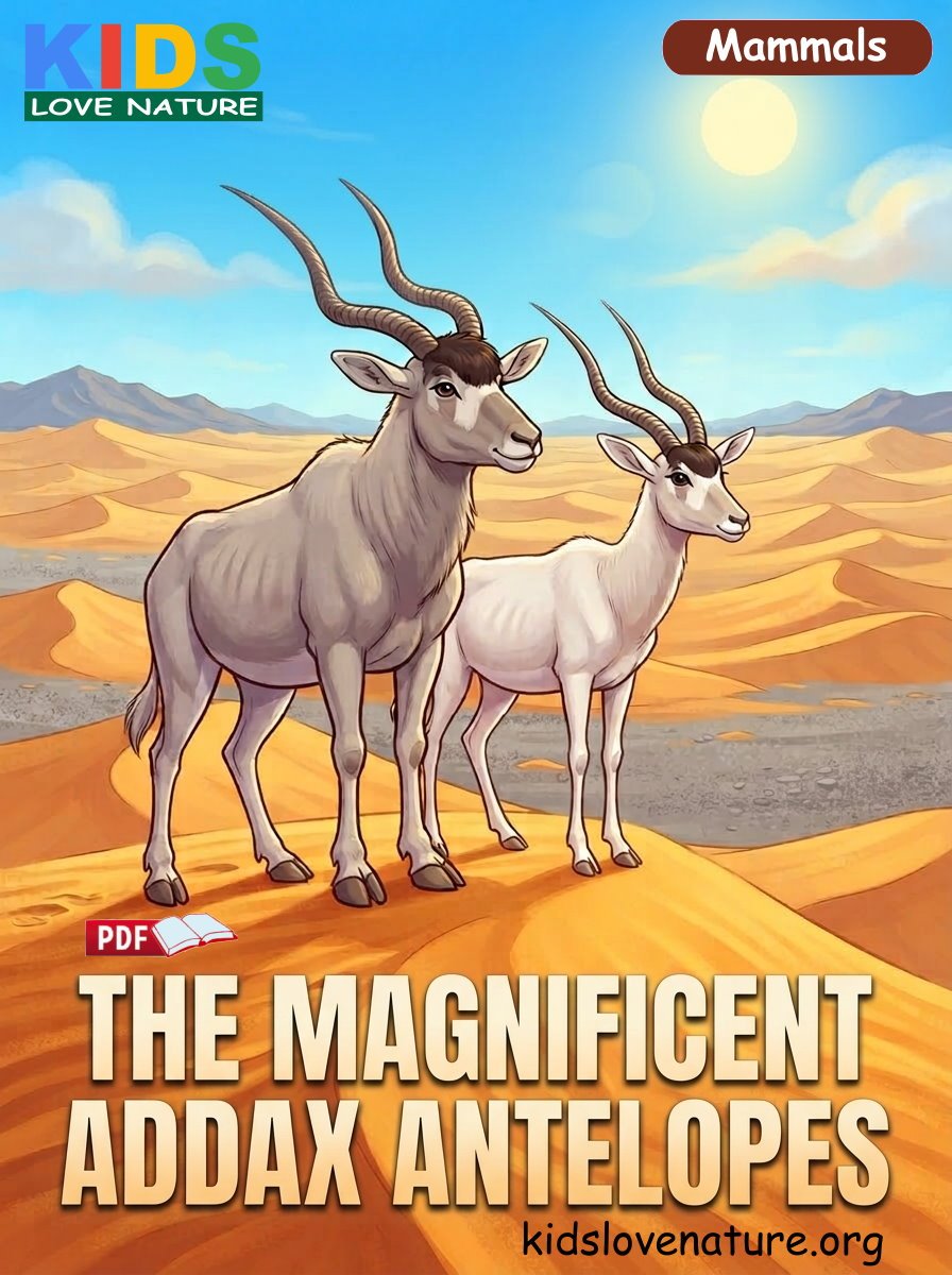 The Magnificent Addax Antelopes