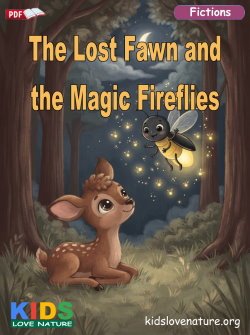 The Lost Fawn and the Magic Fireflies