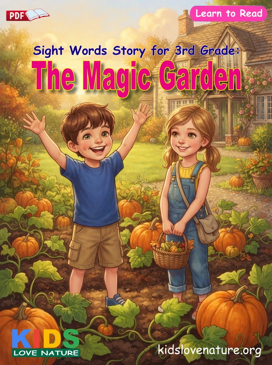 Sight Words Story for 3rd Grade: The Magic Garden
