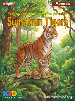 Endangered Animal Stories for Kids: Sumatran Tigers
