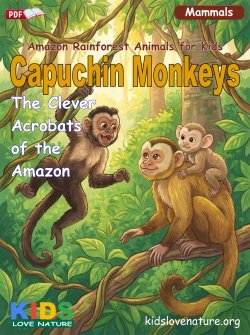 Amazon Rainforest Animals for Kids: Capuchin Monkeys